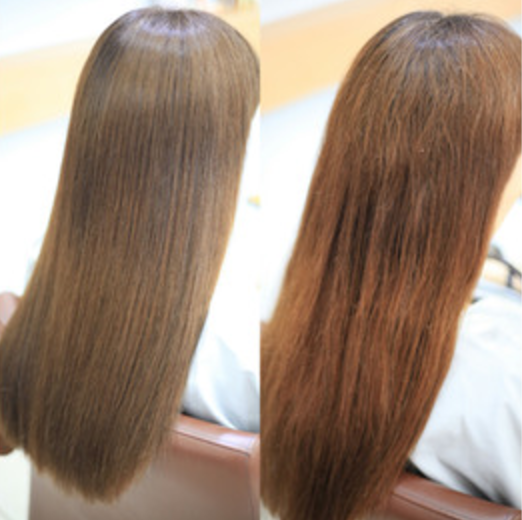 本日のお客様 髪質改善カラーでツルツルウルウルに 渋谷の美容室 Clan クラン