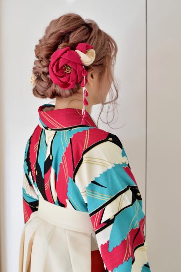 袴ヘアアレンジ 渋谷の美容室 Clan クラン